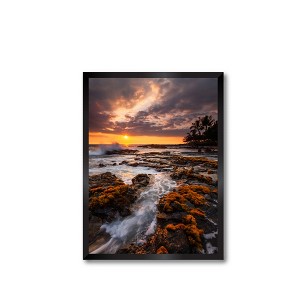 Courtside Market Natural Ripples 30x40 Statement Piece - Framed Artboard - 1 of 2