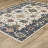 Captiv8e Designs Hanford Old World Inspired Blue/Ivory Rug - 2 of 4
