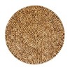 Olivia & May 36"X36" Reclaimed Wood Geometric Handmade Overlapping Stick Home Wall Decor Brown - 4 of 4