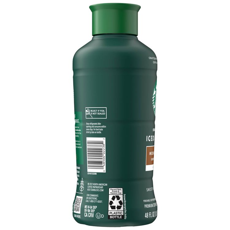 Starbucks Unsweetened Medium Roast Iced Coffee - 48 fl oz, 3 of 3