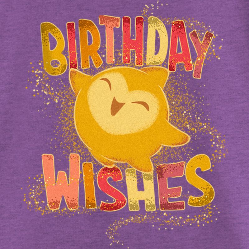 Girl's Wish Star Birthday Wishes T-Shirt, 2 of 5