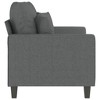 vidaXL 2-Seater Sofa Dark Gray 47.2 in. Fabric - 4 of 4