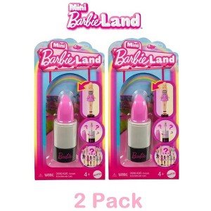 Barbie Mini BarbieLand Fashionistas Dolls, 1.5-inch Dolls in Lipstick Tube, Surprise Reveal (Styles May Vary) - 1 of 4