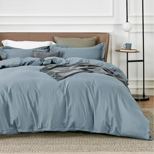 Bedsure Duvet Cover Set – Soft Double Brushed Bedding with Zipper Closure, Available in Multiple Sizes and Colors - 1 of 4