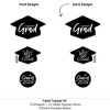 Big Dot of Happiness Black and White 2026 Graduation Party Centerpiece Sticks - Table Toppers - Set of 15 - 4 of 4