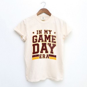 Simply Sage Market Women's In My Game Day Era - Maroon Short Sleeve Garment Dyed Tee - 1 of 4