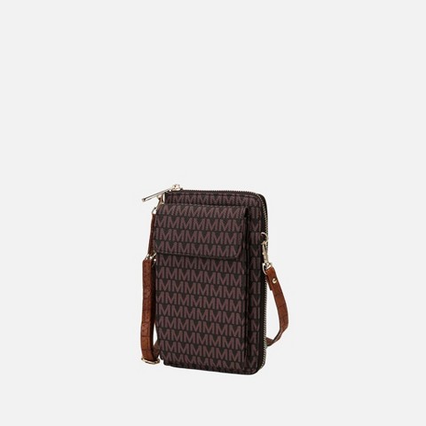 MKF Collection Phone Crossbody Wallet Wristlet Bag 3-in-1, Mala | MKF Collection by Mia K - Red