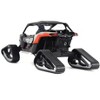 Can-Am Maverick X3 X RS Turbo RR Winter Version Chalk Gray and Magma Red with Driver Figure 1/32 Diecast Model by BRP Models - 3 of 4