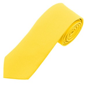 Men's Solid Color 2.75 Inch Wide And 57 Inch Long Slim Neckties - 1 of 4