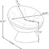 CAVINAS Accent Chairs for Bedroom, 360 Swivel Barrel Chair, Modern Oversized Accent Chair for Living Room - 3 of 4