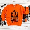 Simply Sage Market Women's Graphic Sweatshirt Wife. Mom. Witch. - 3 of 4