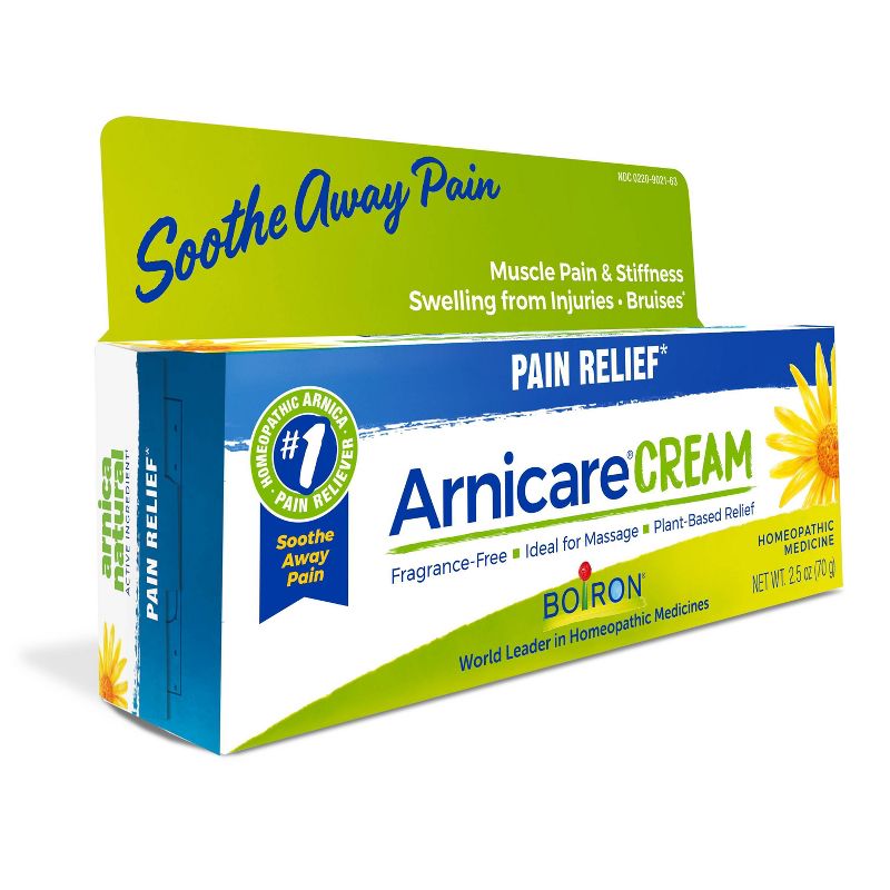 Boiron Arnicare Cream for Soothing Relief for Joint Pain, Muscle Pain, Muscle Soreness and Swelling from Bruises or Injury Fast Absorbing - 2.5oz, 5 of 10