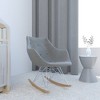 LeisureMod Willow Modern Nursery Rocking Chair - Plush Comfort, Stylish Design, Perfect for Nurseries - 2 of 4