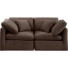 Meridian Furniture,Indulge Velvet Modular Sofa - 4 of 4