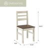 American Furniture Classics,Cottage Series Dining Chairs (Set of 2) in Distressed White - 2 of 4