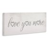 Stupell Industries Love You More Heart Icon, 48" x 20" - 3 of 4