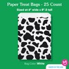 Big Dot of Happiness Cow Print White Paper Treat Bags, Farm Animal or Western Rodeo Individual Greaseproof Brown Paper Sandwich Cookie Bags - 25 Count - 4 of 4