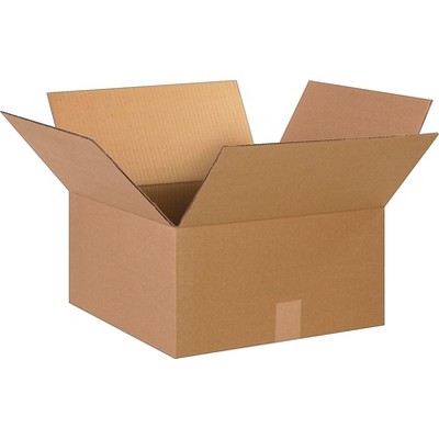 The Packaging Wholesalers 15" x 15" x 8" Shipping Boxes 32 ECT Brown 25/Pack (BS151508)