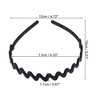 Unique Bargains Women's Classic Elegant Frosted Wavy Hairband 5.51"x4.72" 1 Pc - 3 of 4