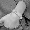 Black Bow Jewelry Sterling Silver Wide Braided Herringbone Chain Bracelet, 7.5 Inch - 4 of 4