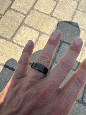 Oura Ring Gen3 Heritage Black Us8 : Target