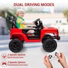 12V Ride On Car for Kids Electric Vehicle Toddles Battery Powered Truck Car Toy with Remote Control - 4 of 4