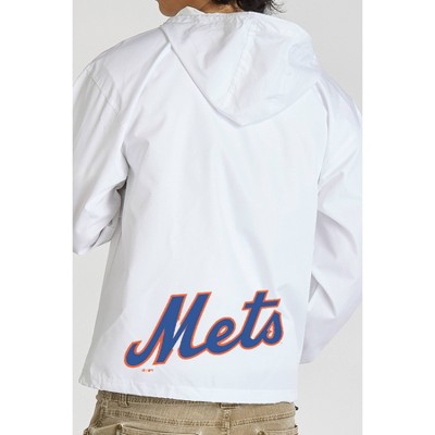 MLB New York Mets Men's Champion White Packable Jacket - M — фото 3