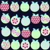 Junior's Design By Humans Apples pattern By luizavictorya T-Shirt - 2 of 3