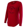 Nba Chicago Bulls Women's Gray Long Sleeve Team Slugger Crew Neck T-shirt -  Xl : Target