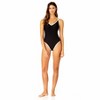 Coppersuit Women's Solid Piped Contour One Piece Swimsuit - image 3 of 4