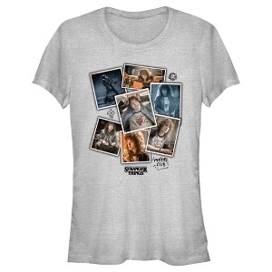 Juniors Womens Stranger Things Eddie Munson Photo Dump T-Shirt - 1 of 4