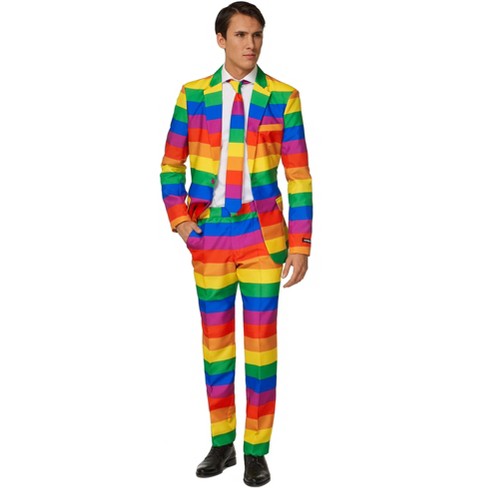 Suitmeister Men's Party Suit - Rainbow - Multicolor - Size: Xxl : Target