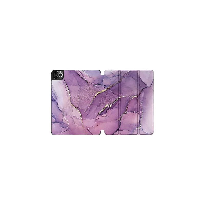 SaharaCase Marble Series Folio Case for Apple iPad Pro 12.9" (4th 5th and 6th Gen 2020-2022) Purple, 3 of 7