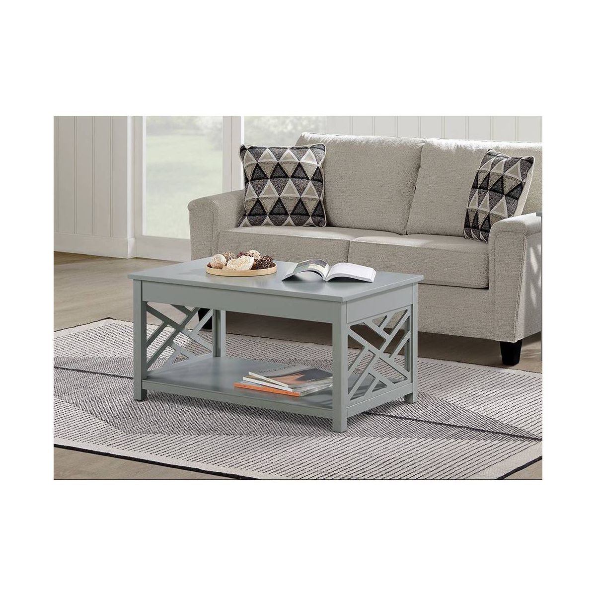 36" Middlebury Wood Coffee Table - Alaterre Furniture - thumbnail 3