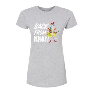 Women's - Disney - Straight Outta Bermuda Fitted Graphic T-Shirt - 1 of 3