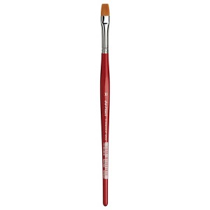 da Vinci COSMOTOP-SPIN Silkpainting Brush, Synthetic, Watercolor, Flat, Size 10 - 1 of 3
