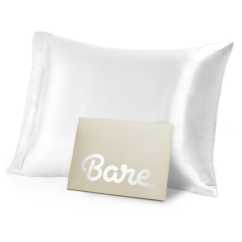 1 Pc 100% Mulberry Silk Pillowcase for Hair and Skin, 19 Momme Silk - Bare Home, 1 of 8
