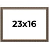 PosterPalooza | Sculpted Silver Picture Frame - UV Acrylic, Backing Board, Hanging Hardware Included - 2 of 4