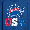 Men's - Teenage Mutant Ninja Turtles - USA Raphael Long Sleeve Graphic T-Shirt - 2 of 4