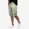 RAW X Men's Belted 12.5"Inseam Plus Size Cargo Shorts,Camo Shorts,Plaid Shorts(Big and Tall) - 3 of 4