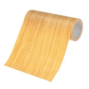 Unique Bargains Self Adhesive Wood Grain Design Durable Easy to Apply Repair Tape - 1 of 4