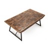 Walden Parquet Cocktail Table Gray/ Natural - Steve Silver - 3 of 3