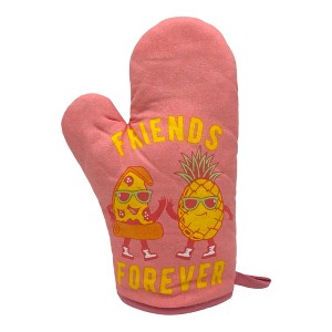 Friends Forever Funny Pineapple And Pizza Novelty Kitchen Utensils - Crazy Dog Bakeware - 1 of 4