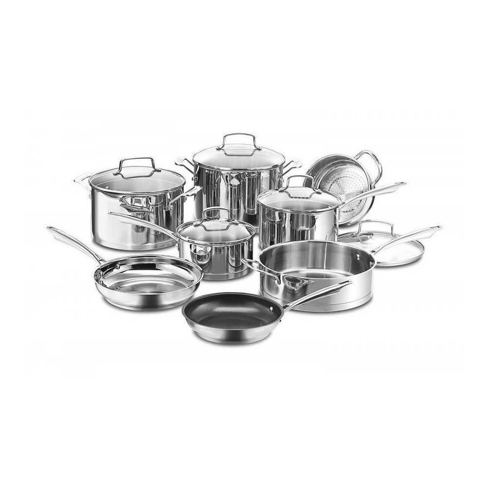 UPC 086279081629 product image for Cuisinart Professional Series 13pc Stainless Cookware Set - 89-13: Gas Compatibl | upcitemdb.com