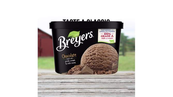 Breyers Original Chocolate Ice Cream - 48oz, 2 of 13, play video
