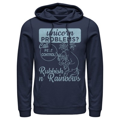 Men's Onward Rubbish N' Rainbows Pest Control Pull Over Hoodie