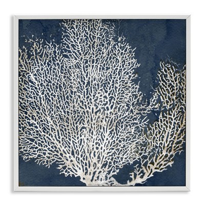 Stupell Industries Sea Coral Ocean Life Silhouette, 12" x 12"