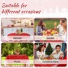 Christmas Tablecloth Xmas Table Cloth with Snowflake/Pine Tree Decorations Washable Decorative Table Cover for Dining Party & Holidays - 4 of 4