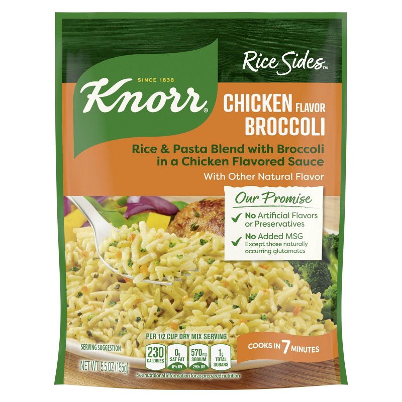 Knorr Rice Sides Chicken Broccoli Rice Mix - 5.5oz, 3 of 8