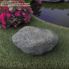 Gardenised Decorative Outdoor Weather-Resistant Artistic Artificial Faux Stone Rock, Garden Patio Granite Grey Fiberglass Stone - 2 of 4